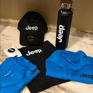 Jeep Blue and Black Apparel Collection